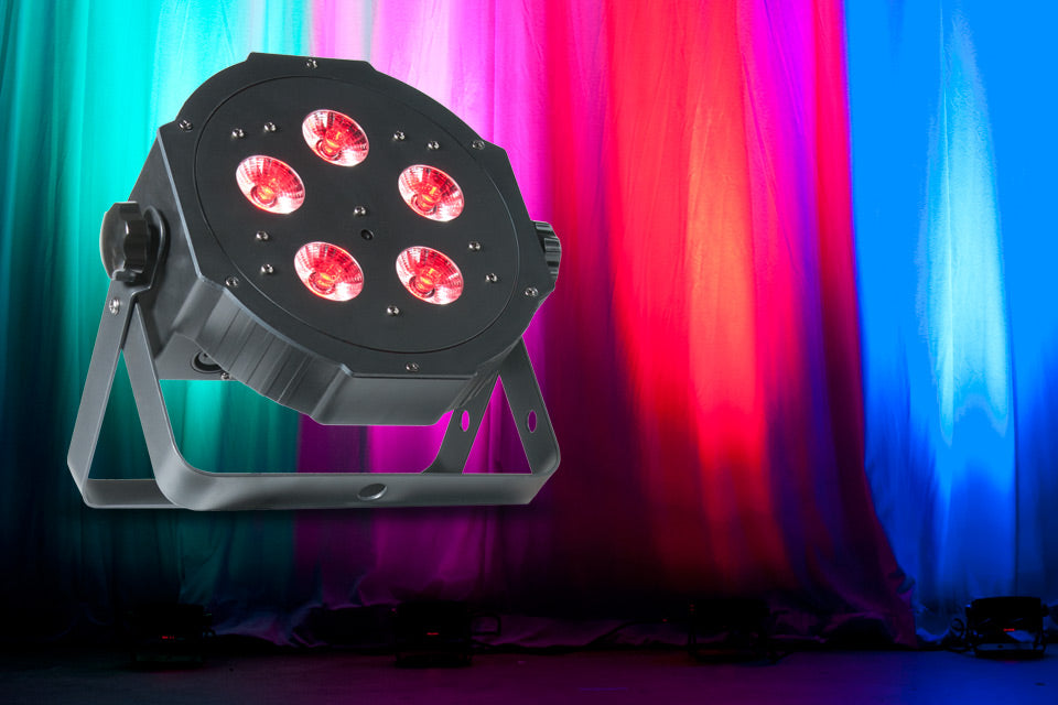 Compact, Low Profile RGB+UV par fixture