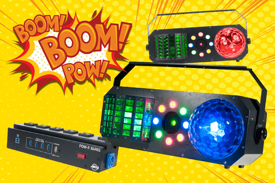 Boom, Boom, Pow! ADJ Spotlights Three New Products at NAMM 2017