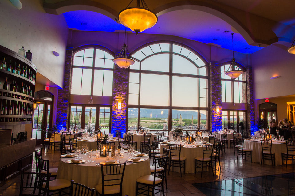ADJ’s Wireless Up-lighting Used To Transform Californian Winery For Elegant Wedding Celebration