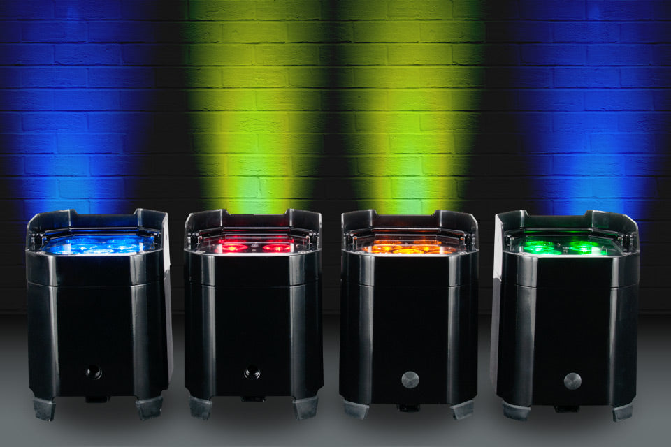 ADJ Introduces Flexible New Range Of Battery-Powered, Long Distance Wireless DMX Up-lighting Fixtures