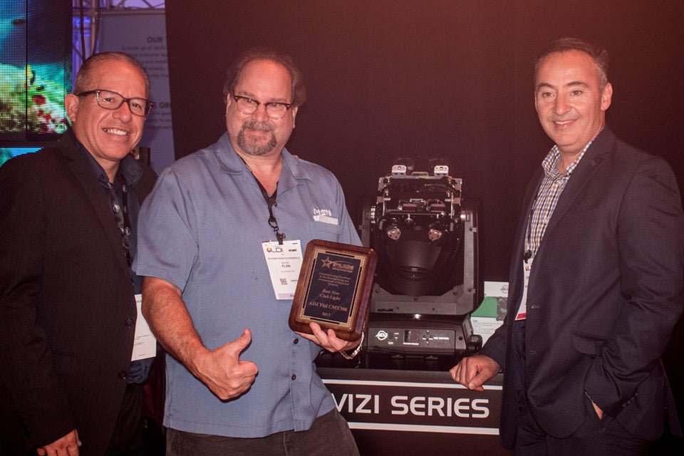 ADJ Lighting’s Vizi CMY300 Receives PLSN’s Gold Star Product Award for Best New Club Light