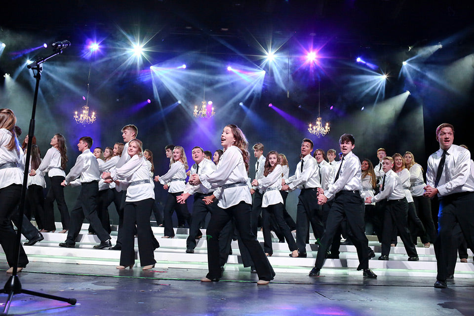 ADJ Vizi CMY300s Make High School Show Choir Look Like Rock Stars!