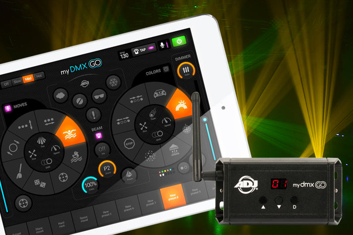 MYDMX GO Lighting Control System | DJ Light Controller