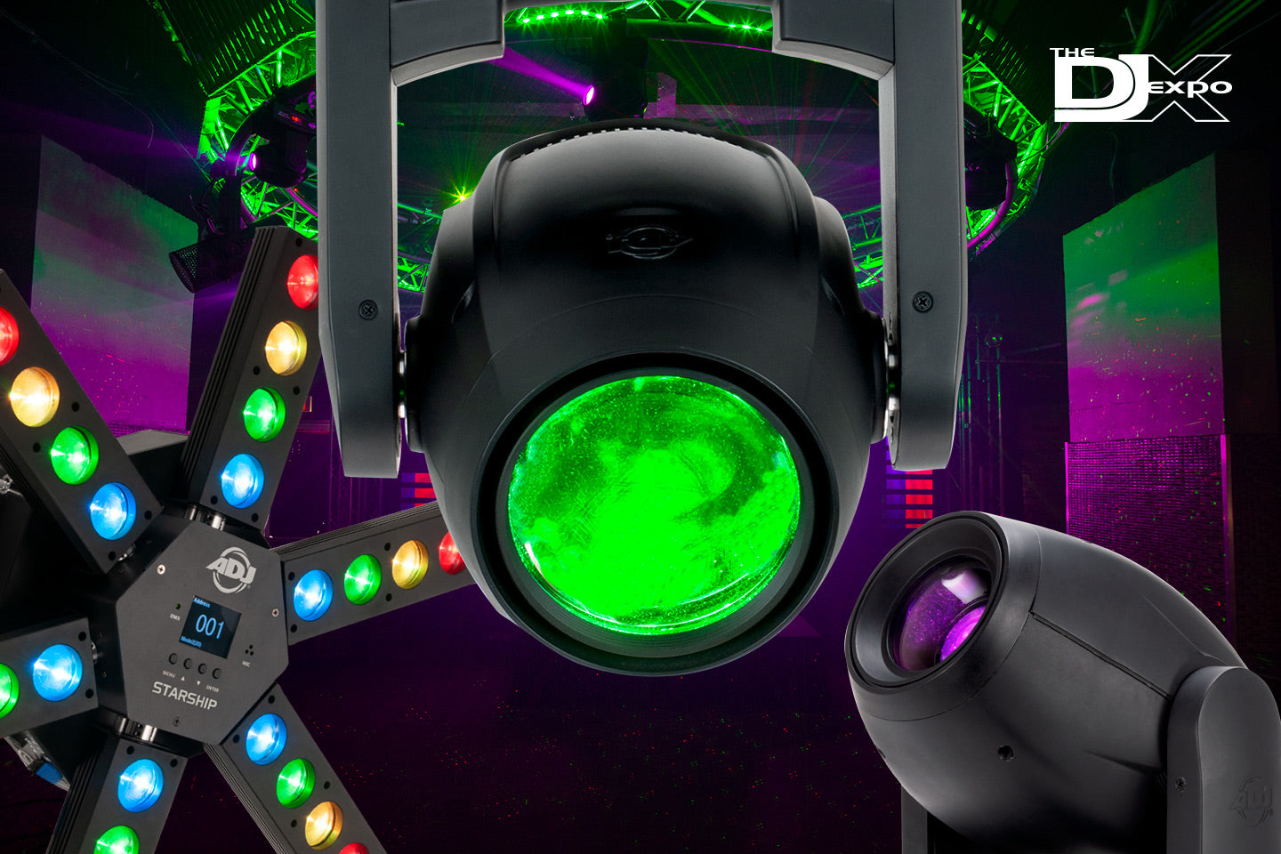 ADJ Prepares To Demo New Lighting Technologies For Event Professionals at  DJ Expo 2019