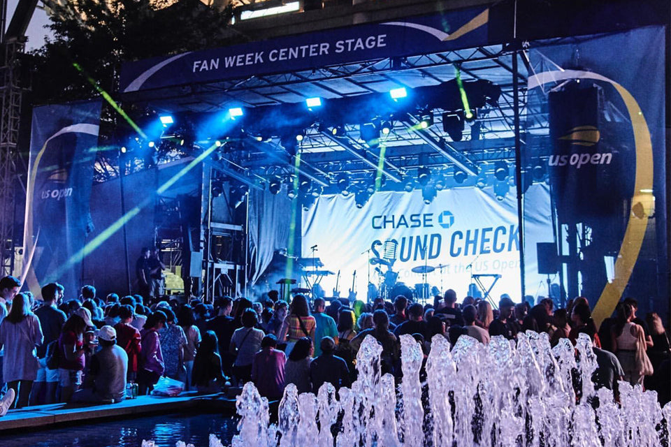 ADJ Fixtures Used for LANY and Leon Bridges Concerts at the 2019 US Open