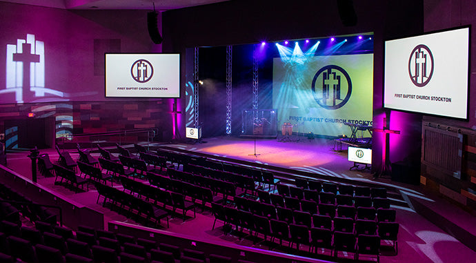 First Baptist Church Of Stockton Chooses ADJ Lighting For New Facility