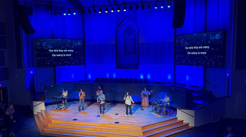 ADJ LED-Powered Fixtures Help Transform Georgia Church’s Sanctuary