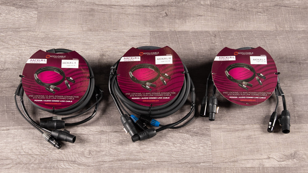 Accu-Cable AACXLR-L Series Delivers a Cleaner Way to Connect Power and Audio