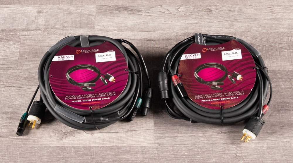 Accu-Cable Introduces AACXLR Series Power/Audio Combo Cables for Cleaner, Faster Powered-Speaker Setups