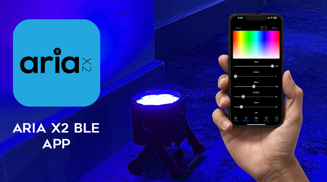 Aria X2 BLE App Now Available for iPhone and iPad – Reliable Wireless Fixture Management & Control At Your Fingertips