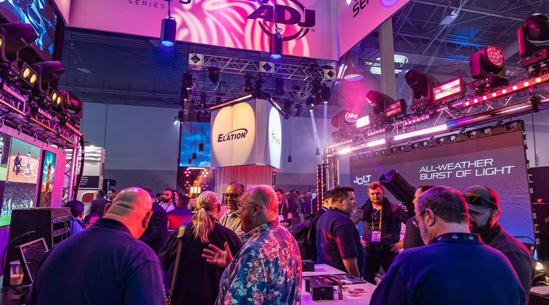 Visitors Crowd ADJ’s InfoComm 2024 Booth To Discover Best-in-class AVL Solutions