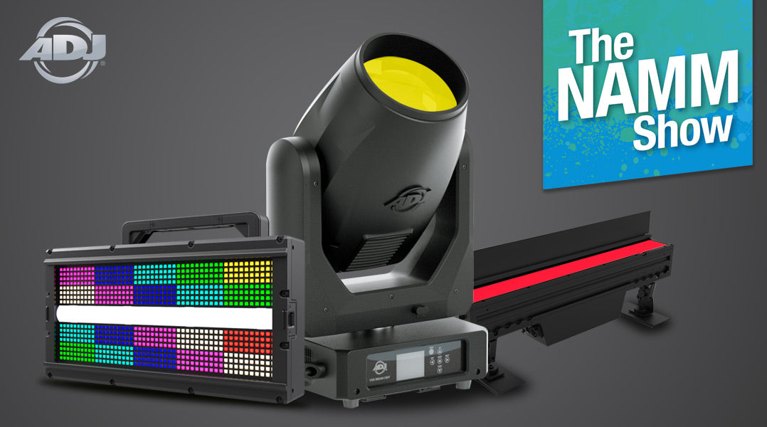 ADJ To Showcase Latest Entertainment Lighting Fixtures At NAMM 2024