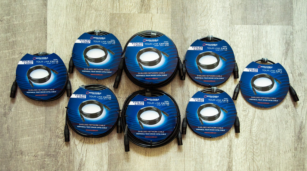 Accu-Cable Introduces TOUR LINK CAT5e Cable Line for Professional Lighting and Video Applications