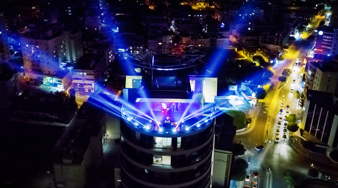 ADJ Fixtures Light The Sky Above Cyprus For Fundraising Livestream
