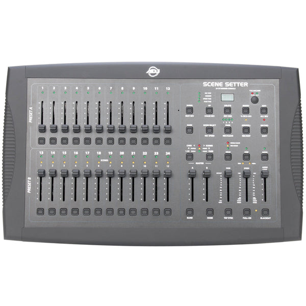 ADJ Scene Setter 24 Channel Dimming Console - MIDI Functions DMX