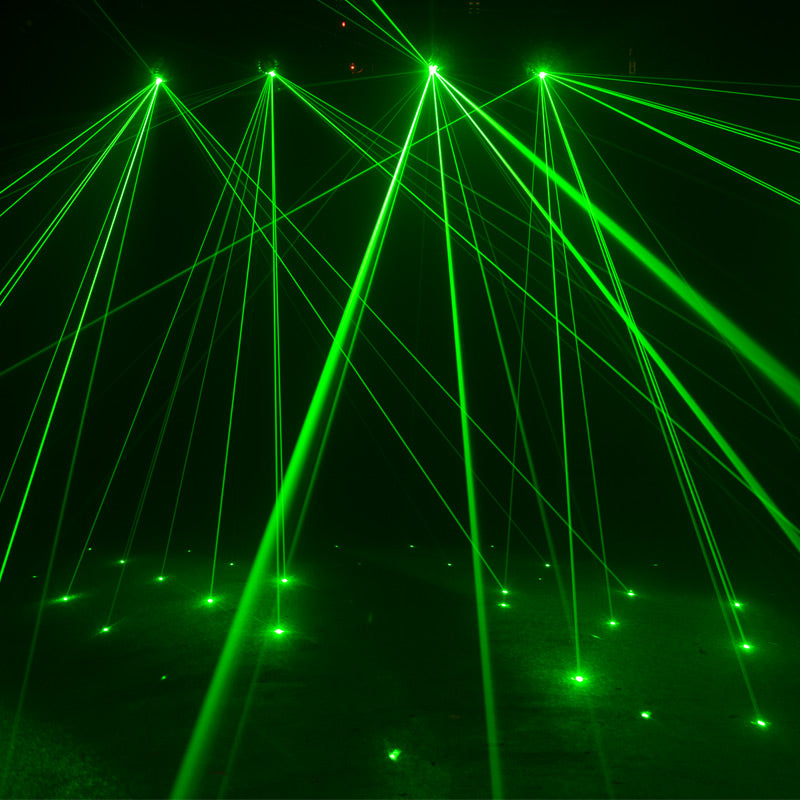 ADJ Inno Pocket Fusion a barrel mirror scanner green laser