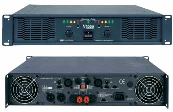 V3000 plus パワーアンプ American Audio 1 American audio V3000 plus Professional Power Amplifier - Silver