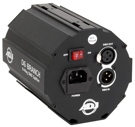 ADJ D6 Branch DMX Splitter/Amplifier - 6-Way Wireless Splitter