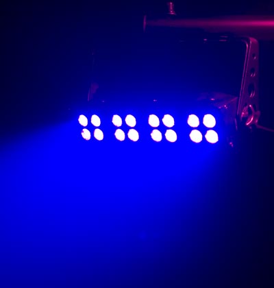 DJ機材 American Dj UVLED BAR16 ADJ UVLED BAR16 - Ultraviolet Bar With 16x 1-Watt UV LEDs