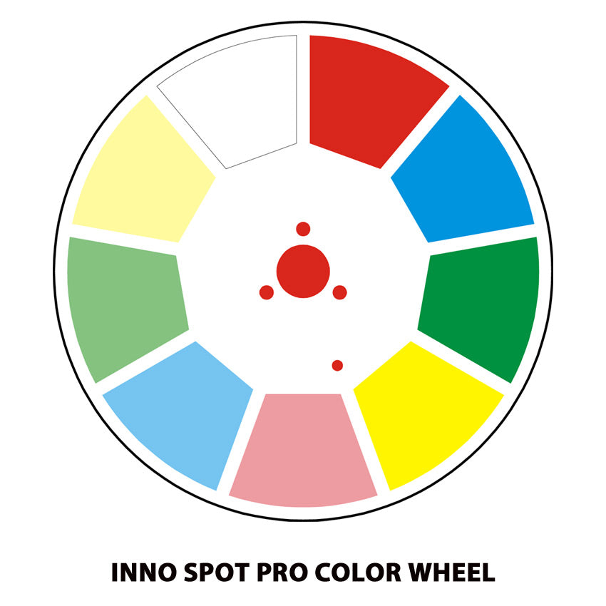 Inno Spot Pro LED Moving Head Portable Light System - 8 Colors At