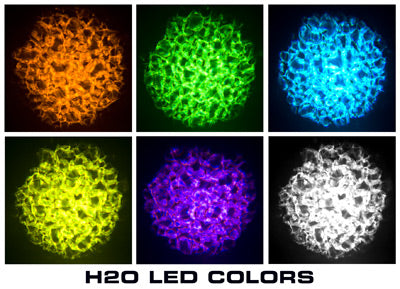 American DJ H2O LED - Multi-Colored Simulated Water Flowing LED