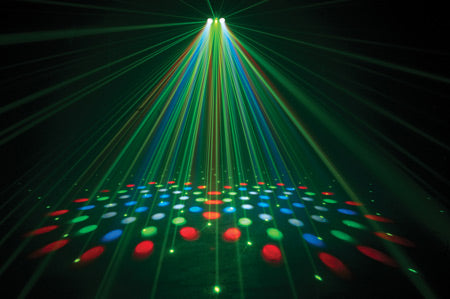 ADJ Galaxian Gem LED Laser Light Show Production Unit - Dual Lens