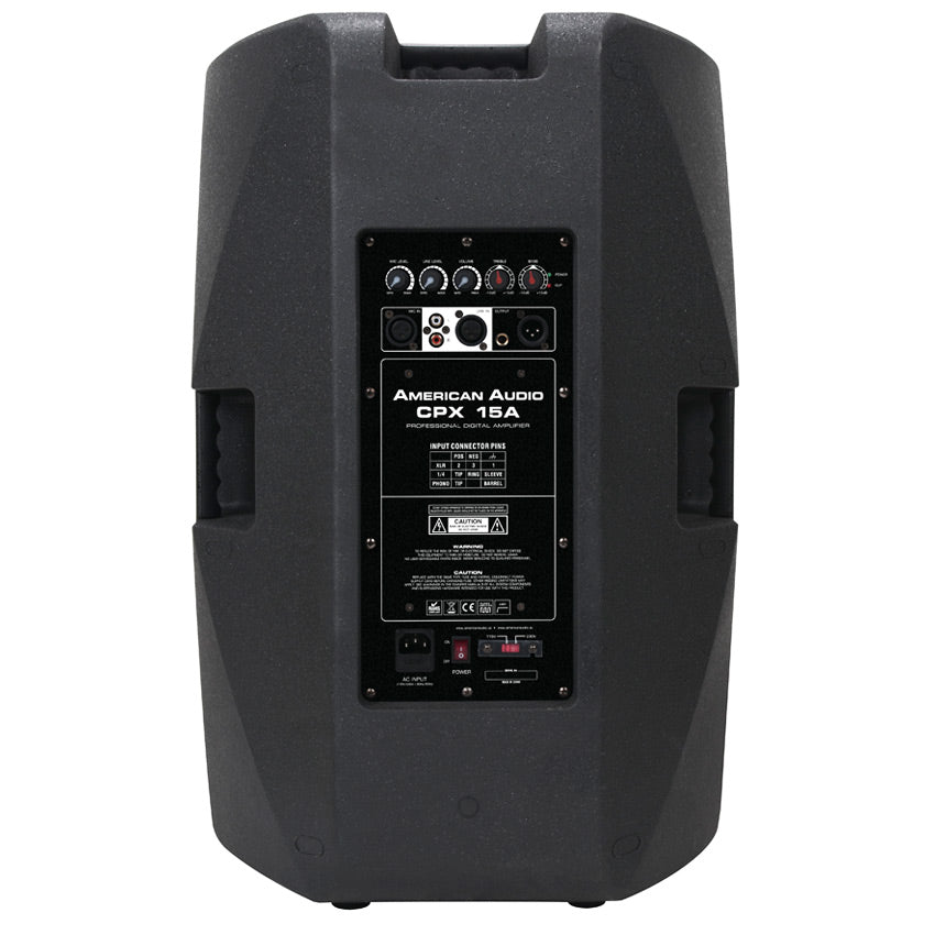 American DJ CPX 12A; 500 watt, 2-way speaker, 12 inch woofer