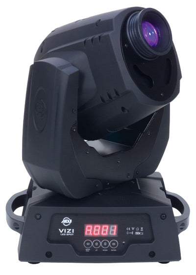 ADJ Vizi LED Spot ムービングライト ADJ Vizi LED Spot Moving Head Light Fixture - 8 Colors, 7 Gobos