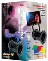 64 Black Combo Par Can Package From American DJ - Multi-Color