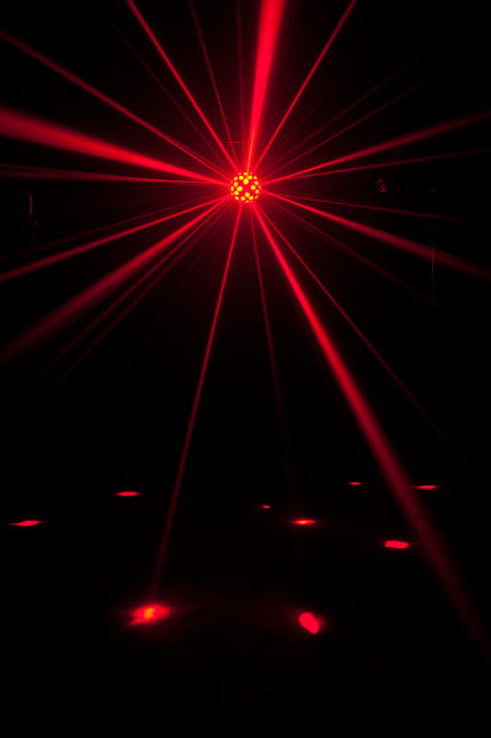 Mini TRI Ball II Color Ball with TRI LED Beams from American DJ