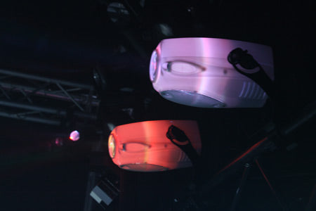 American DJ's Jelly Jewel LED 2-IN-1 Effect! Glowing Case + RGBW Beams