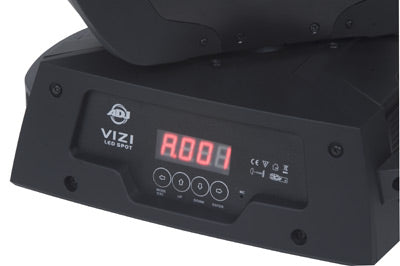ADJ Vizi LED Spot ムービングライト ADJ Vizi LED Spot Moving Head Light Fixture - 8 Colors, 7 Gobos