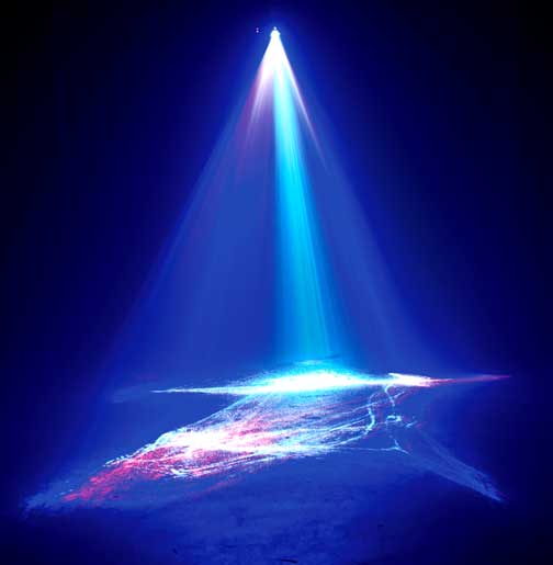 ADJ Hypnotic RGB Laser Lighting - Red, Green, Blue Psychedelic Web