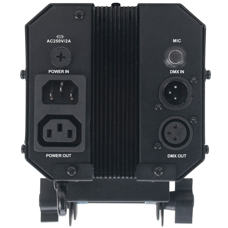 ADJ Inno Pocket Fusion a barrel mirror scanner green laser