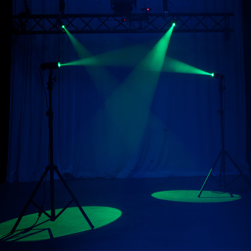 8W Quad RGBW LED DMX Pinspot