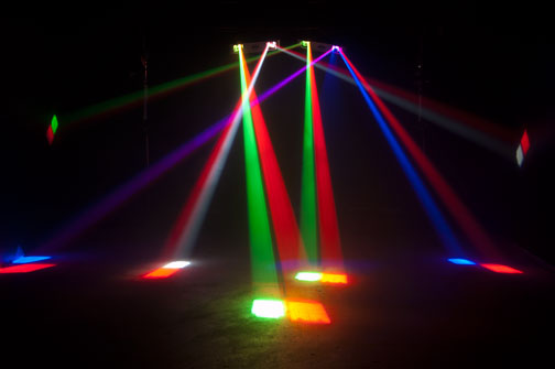 American DJ Double Phase LED Mirrored Beam Lighting from ADJ