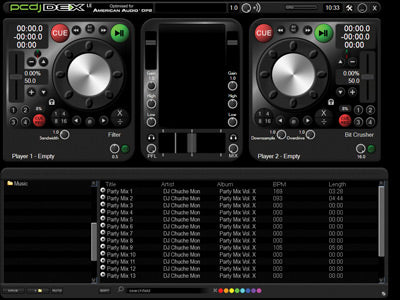 American DJ DP2 Digital Media Controller - Mixer, Scratch Wheels, More