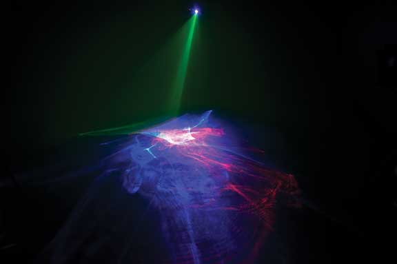 ADJ Hypnotic RGB Laser Lighting - Red, Green, Blue Psychedelic Web