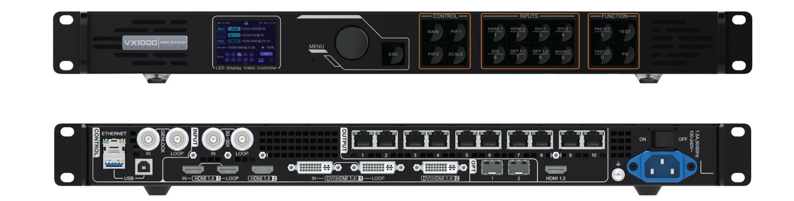Novastar VX1000, All-In-One, Video Processor / Control Box