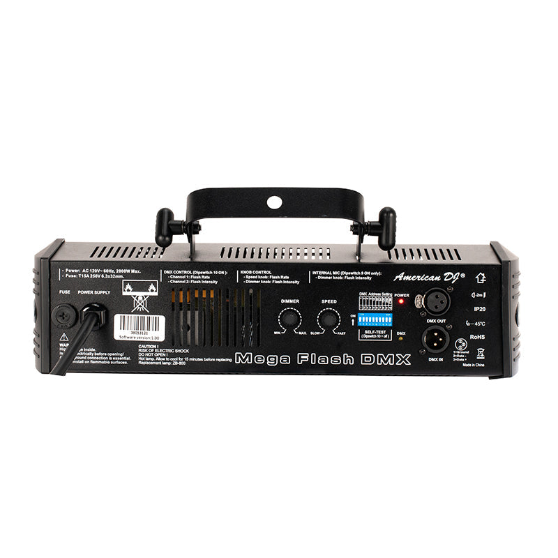 Mega Flash DMX 800W DMX Strobe Light - Compact, Powerful Strobe