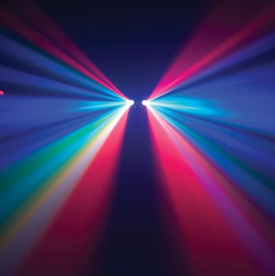 ADJ DUAL GEM PULSE IR & STINGER II セット ADJ Dual Gem Pulse RGB Dual Lens LED Light Projector - LED