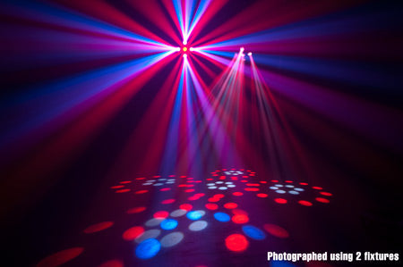 American DJ Fun Factor LED - 2 Effects In 1 DMX LED Moonflower and