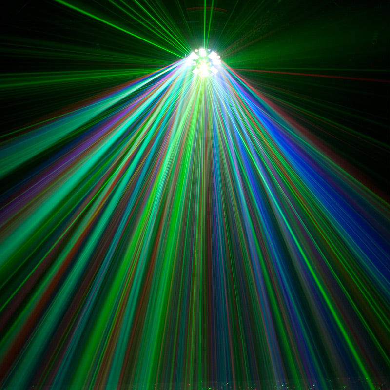 ADJ Stinger (3-FX-In-1) Moonflower, Strobe, Laser