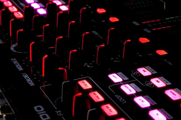 The American Audio VMS4.1 Channel Midi Controller, bundled with