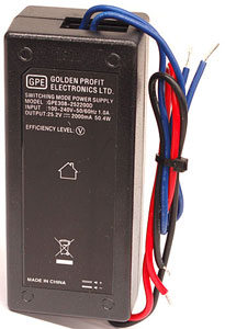 NON ETL 25.2vDC 2000mA POWER SUPPLY FOR