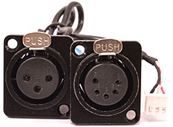 3/5PIN FEMALE XLR PLUG FOR WIFLY CHAMELE