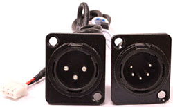 3/5PIN MALE XLR PLUG FOR WIFLY CHAMELEON