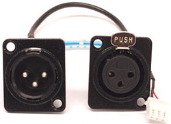 3PIN DMX SOCKET FOR COB CANNON WASH