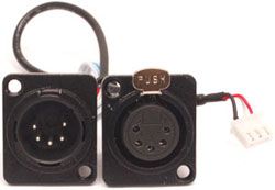 SOI5PIN DMX SOCKET FOR COB CANNON WASH