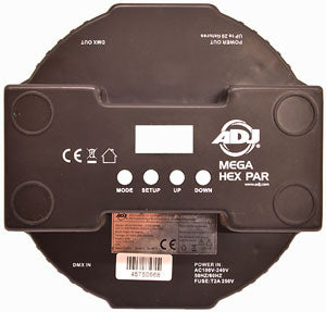 PLASTIC HOUSING FOR MEGA HEX PAR